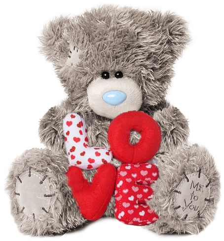 Nalle, Love Bokstäver, 25cm - Me To You